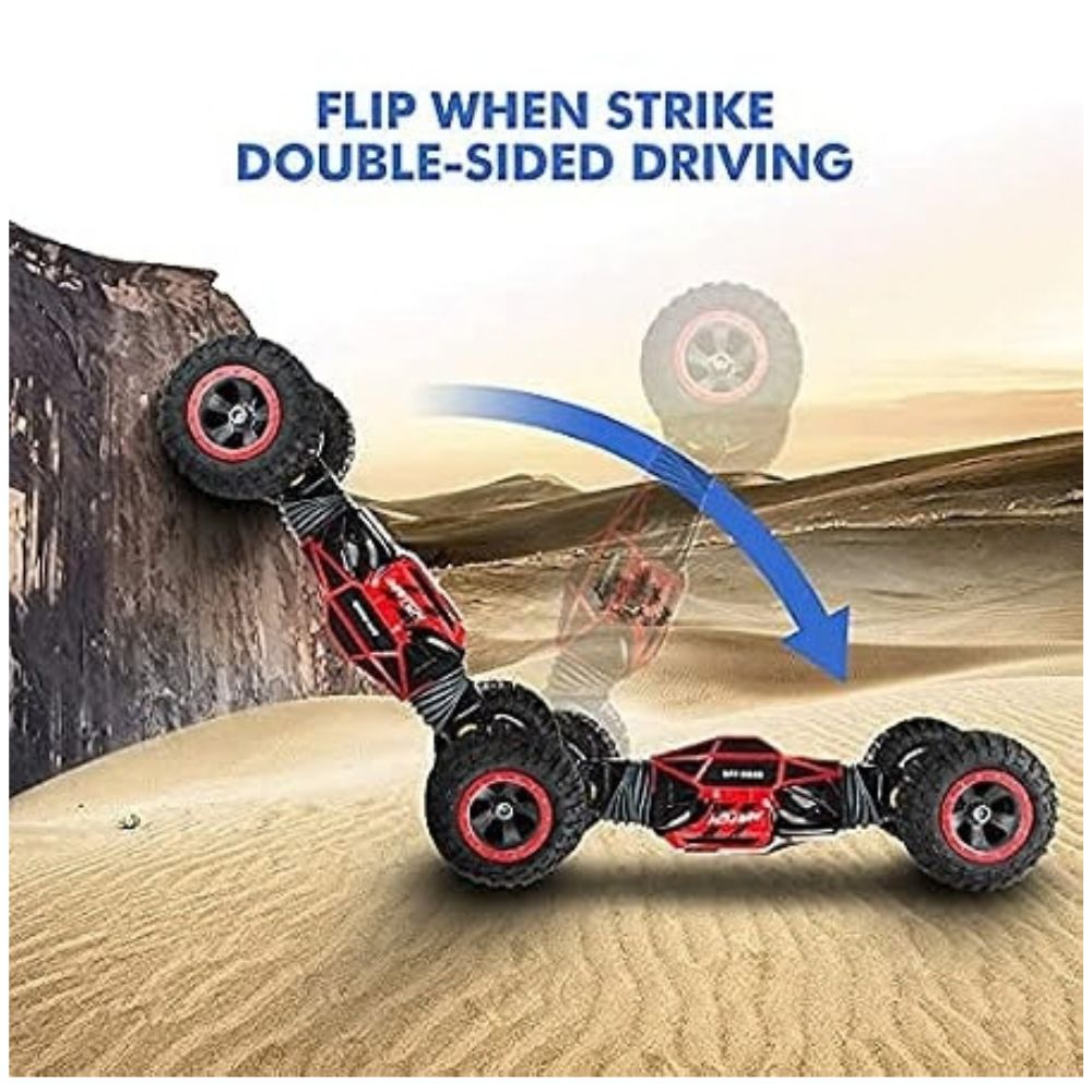 Moka 4-Wheel Drive RC Stunt Car | 2.4GHz Off-Road Rock Crawler Monster Truck for Kids - Image 3