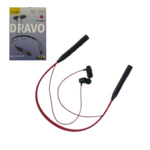 Crovell Dravo CV-W22 wireless neckband earphone in red and black color