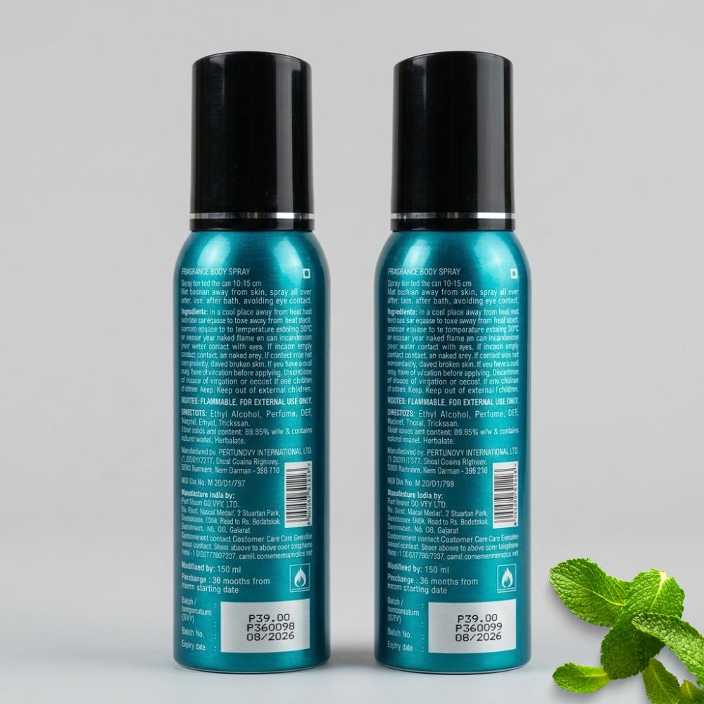 Fogg Rush Fragrance Body Spray for Men - Pack of 2 (150ml Each) - Image 3