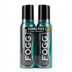 Fogg rush fragrance body spray pack of 2 for men front view